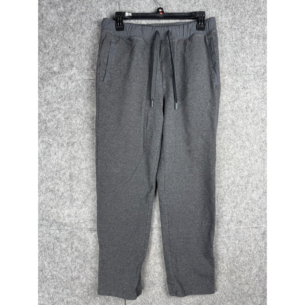 Mack Weldon Ace Sweatpants Mens Medium Gray Polyester Rayo Spandex Tapered
